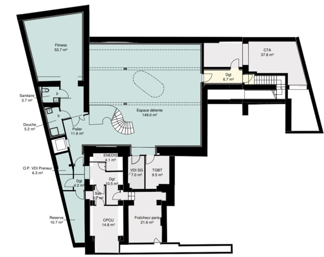 Bureau Paris 2272m² Location bureau Paris OLBUR2100717 8